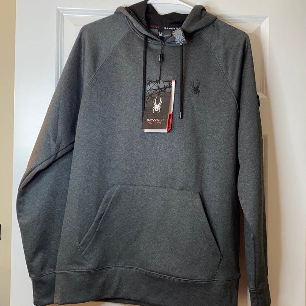 Men’s Gray Spyder pullover sweatshirt